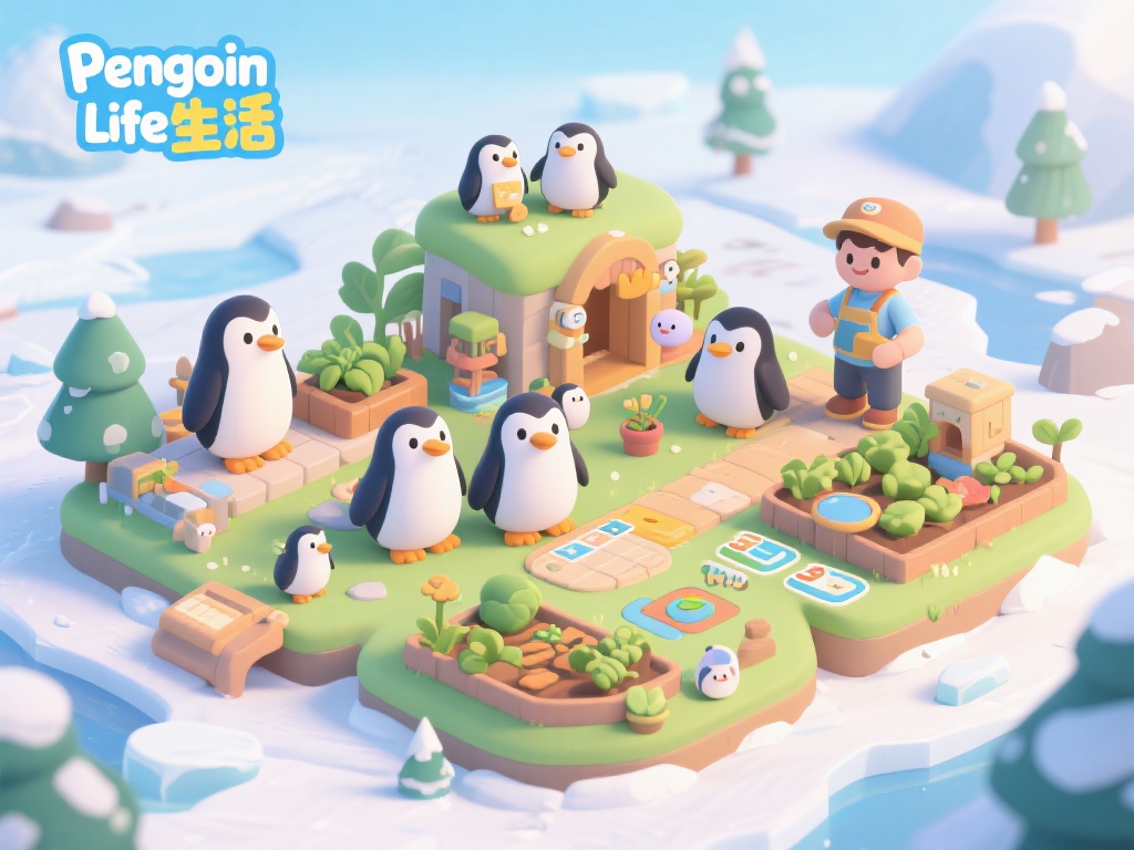 在《Penguin Life企鹅生活》中